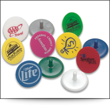 Personalised Plastic Golf Ball Markers